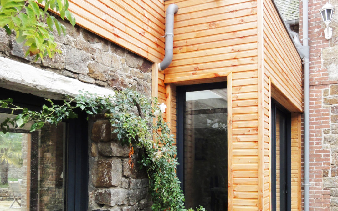 Extension ossature bois / Cancale – 35