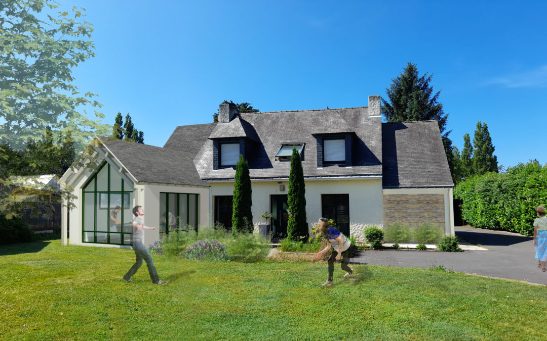 Extension d&rsquo;une maison individuelle / Drefféac – 44